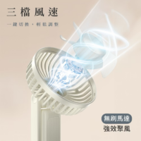 WONDER 夾式掛脖手持桌立多功風扇WH-FU36