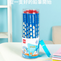 得力Deli 三角洞洞學齡前鉛筆 2B/HB(1桶30支) 2款任選