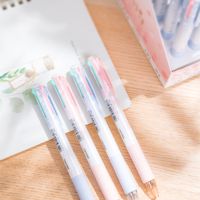 得力Deli 櫻花系四色原子筆(0.7mm)