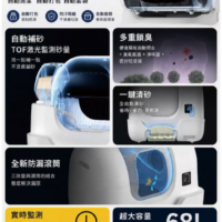 艾寵聯萌 全自動智能貓砂機
