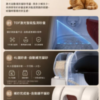 艾寵聯萌 全自動智能貓砂機