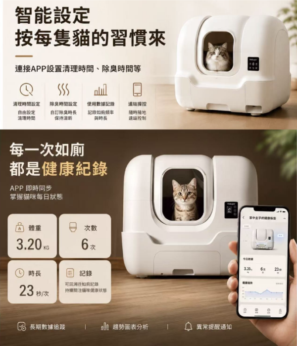 艾寵聯萌 全自動智能貓砂機
