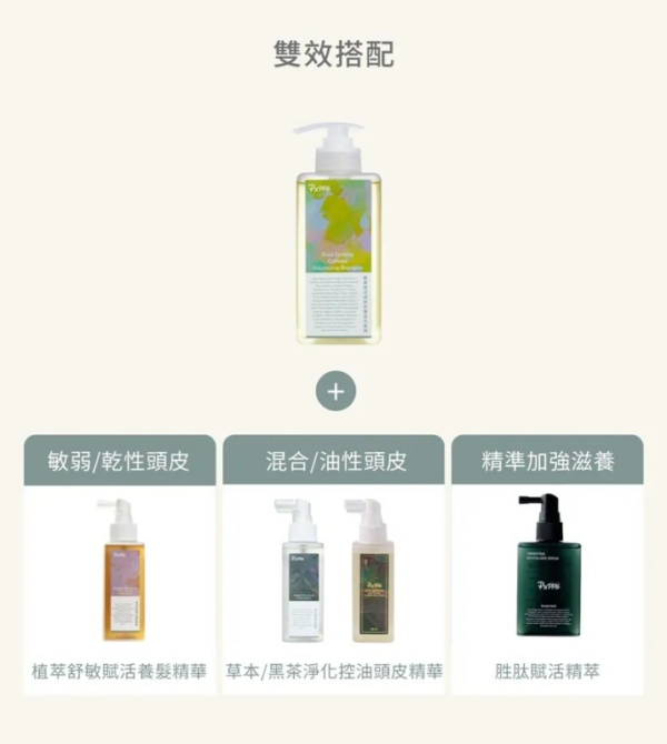 POPPY 雙蔘賦活咖啡因豐盈洗髮精(500mL) (3) POPPY 雙蔘賦活咖啡因豐盈洗髮精(500mL)